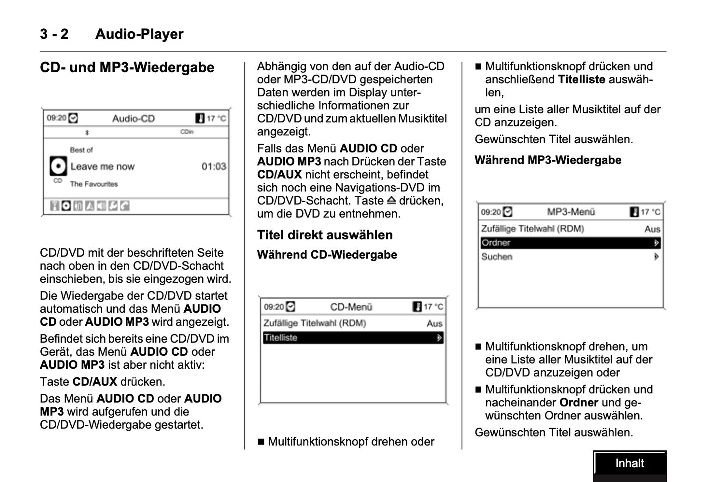 Opel Insignia DVD 800 Infotainment Bedienungsanleitung