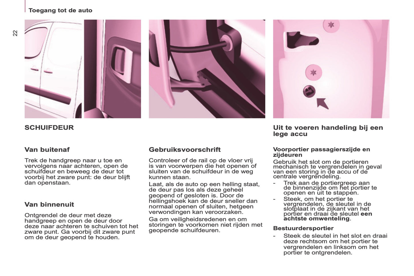 2014-2015 Peugeot Partner Owner's Manual | French