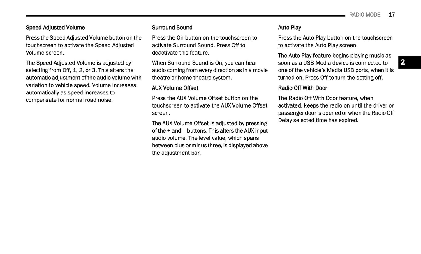 Uconnect 4 / 4C / 4C Nav With 8.4-Inch Display Owner's Manual