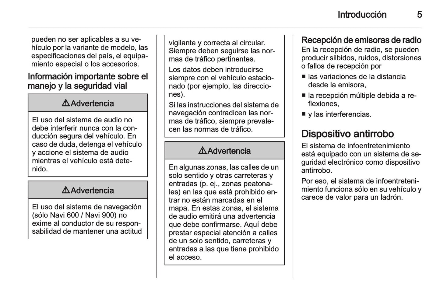 Opel Insignia Manual de infoentretenimiento 2009 - 2013