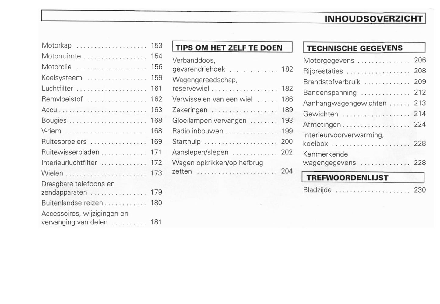 1990-2003 Volkswagen Caravelle/Multivan/Transporter Bedienungsanleitung | Niederländisch
