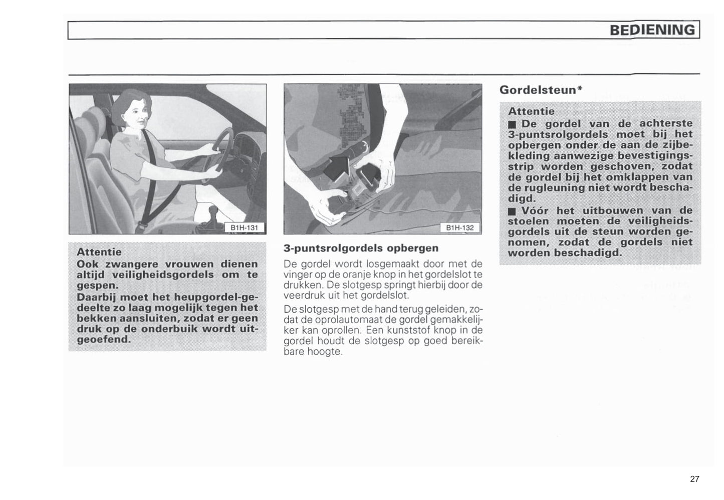 1990-2003 Volkswagen Caravelle/Multivan/Transporter Bedienungsanleitung | Niederländisch