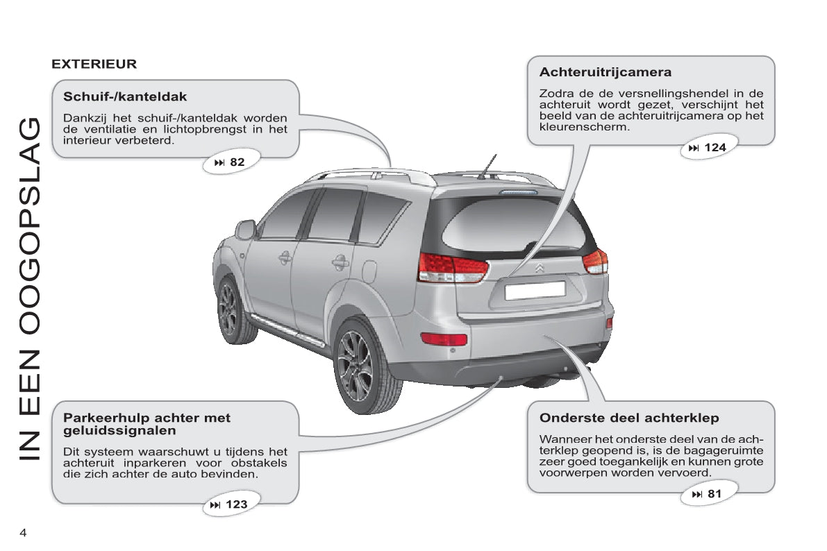 2011-2012 Citroën C-Crosser Owner's Manual | Dutch