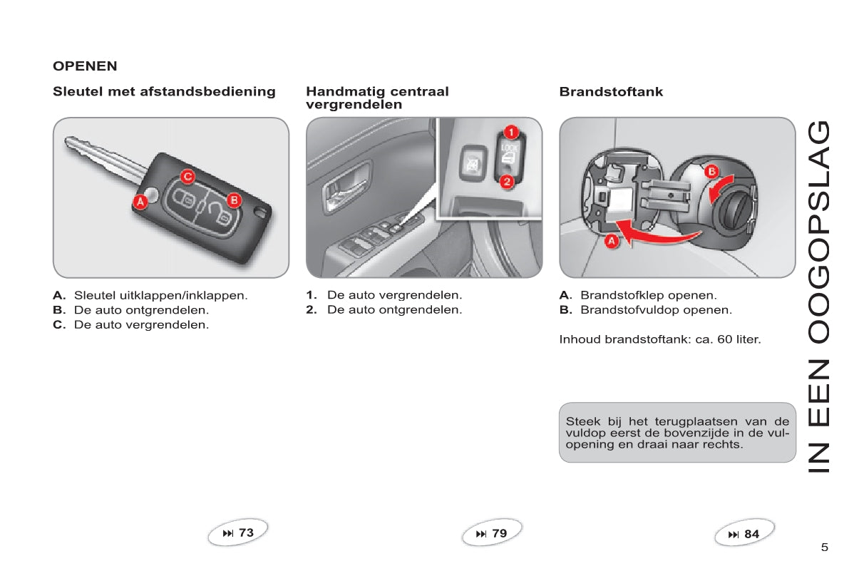 2011-2012 Citroën C-Crosser Owner's Manual | Dutch