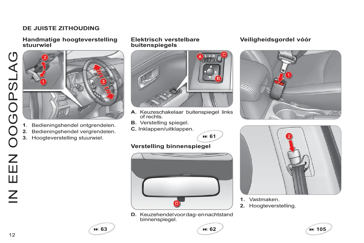 2011-2012 Citroën C-Crosser Owner's Manual | Dutch