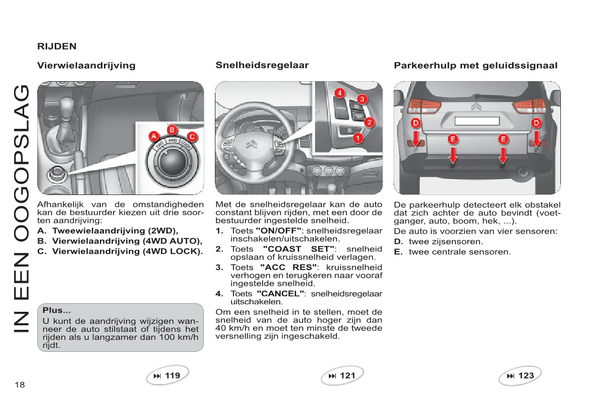 2011-2012 Citroën C-Crosser Owner's Manual | Dutch