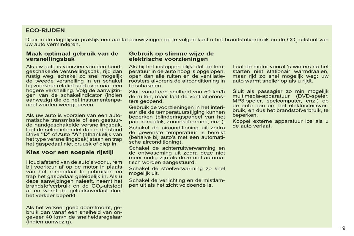 2011-2012 Citroën C-Crosser Owner's Manual | Dutch