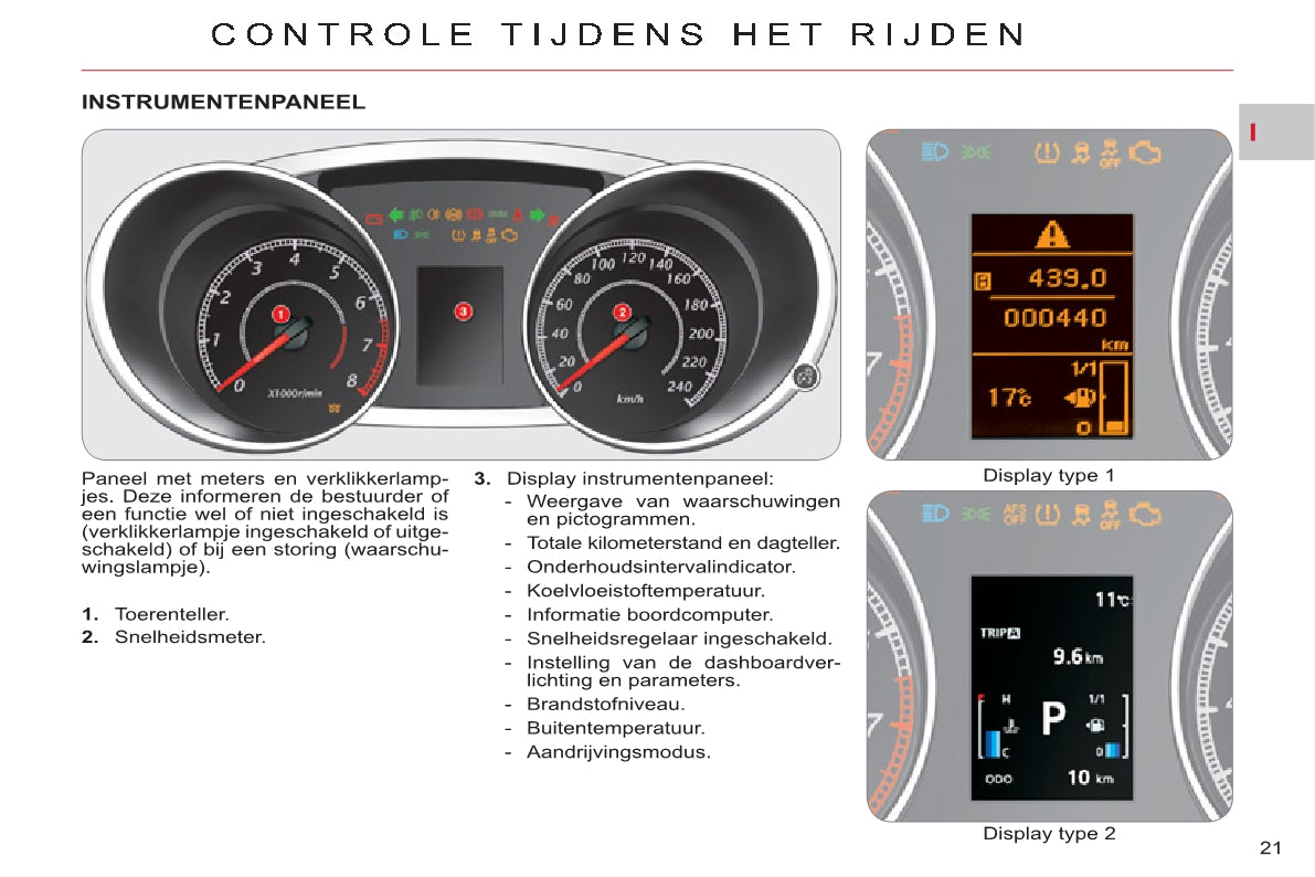 2011-2012 Citroën C-Crosser Owner's Manual | Dutch