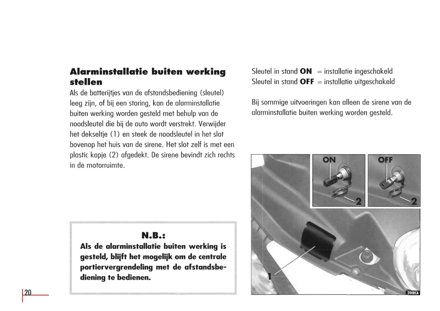 1996-2003 Alfa Romeo Spider/GTV Bedienungsanleitung | Niederländisch
