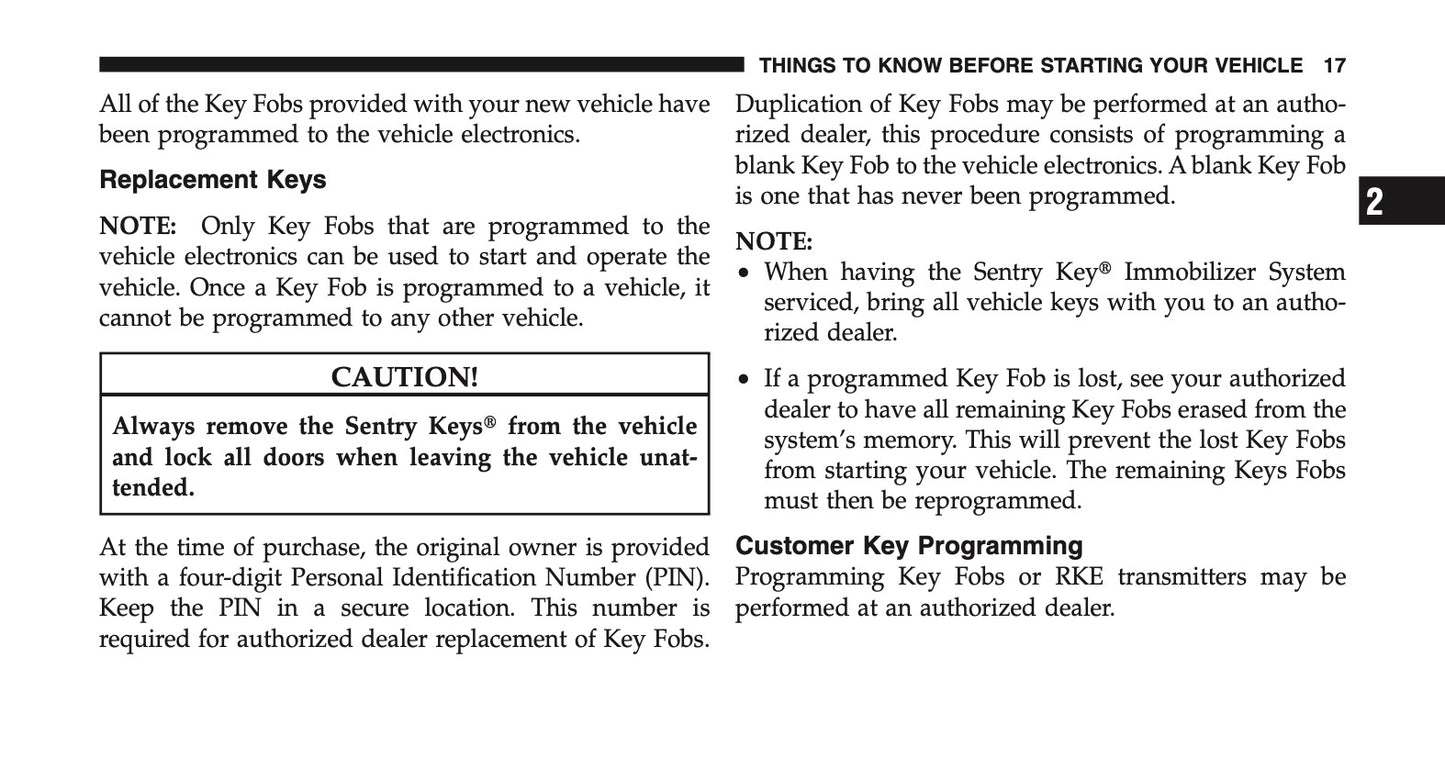 2011 Ram 1500/2500/3500 Owner's Manual | English
