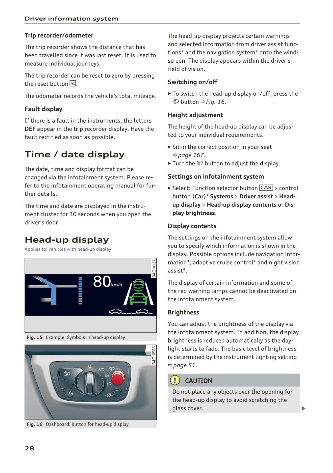 2014-2018 Audi A6 Bedienungsanleitung | Englisch