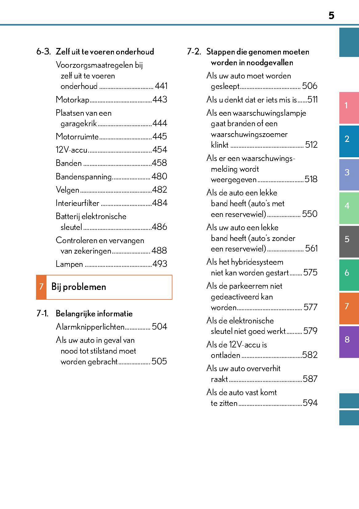 2017-2018 Lexus GS 300h/GS 450h Bedienungsanleitung | Niederländisch