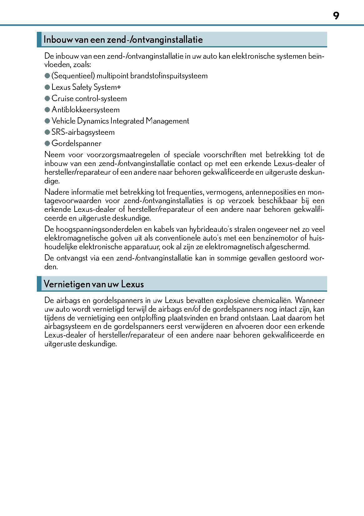 2017-2018 Lexus GS 300h/GS 450h Bedienungsanleitung | Niederländisch