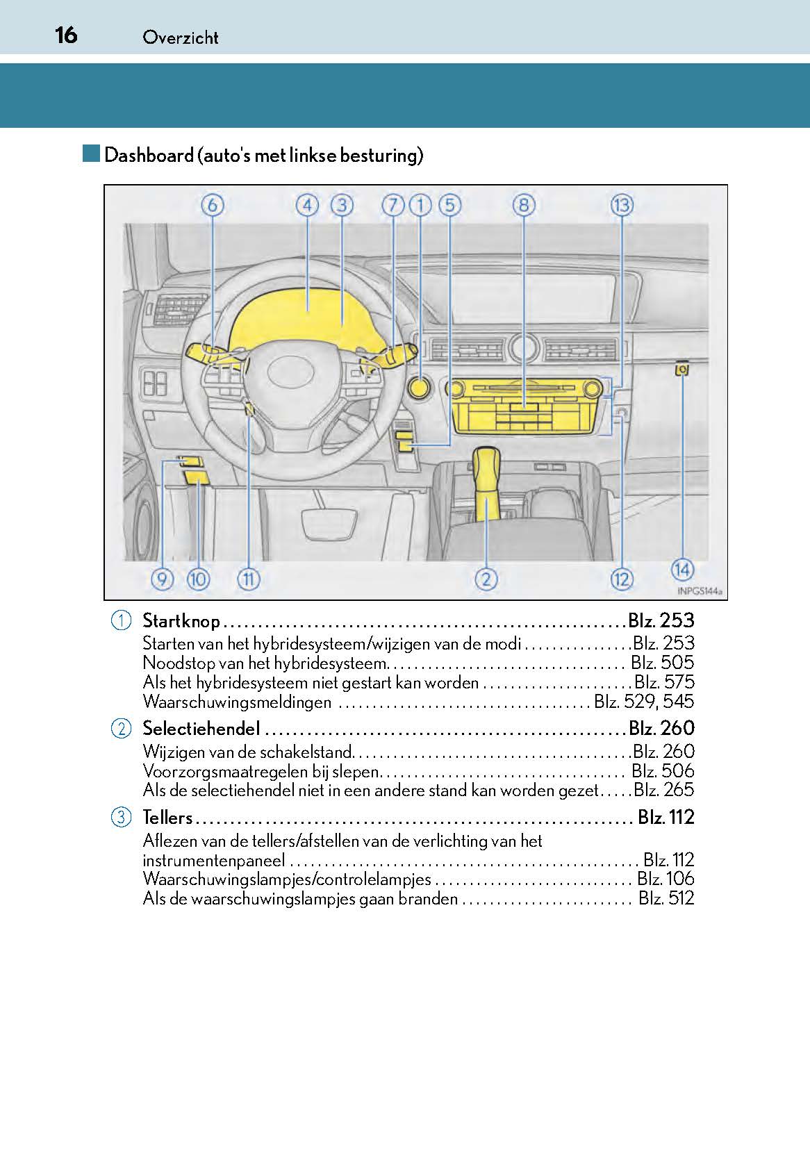 2017-2018 Lexus GS 300h/GS 450h Bedienungsanleitung | Niederländisch