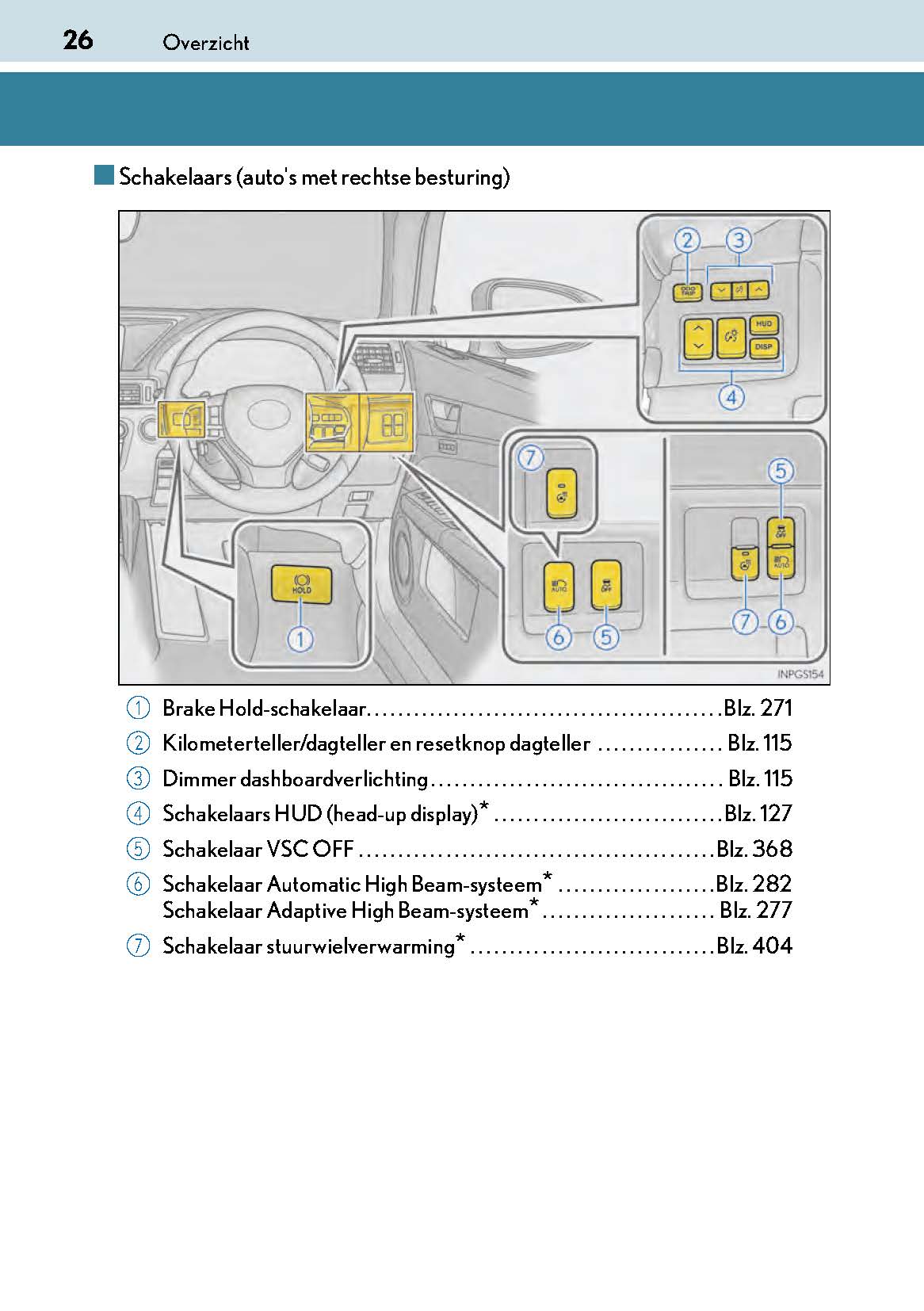 2017-2018 Lexus GS 300h/GS 450h Bedienungsanleitung | Niederländisch