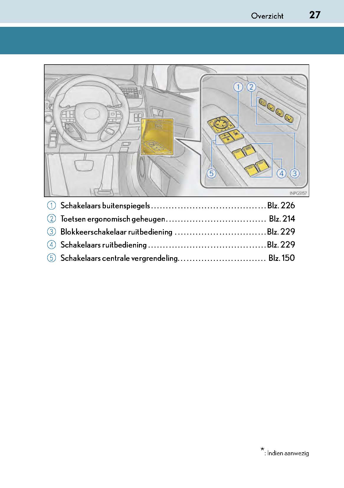 2017-2018 Lexus GS 300h/GS 450h Bedienungsanleitung | Niederländisch
