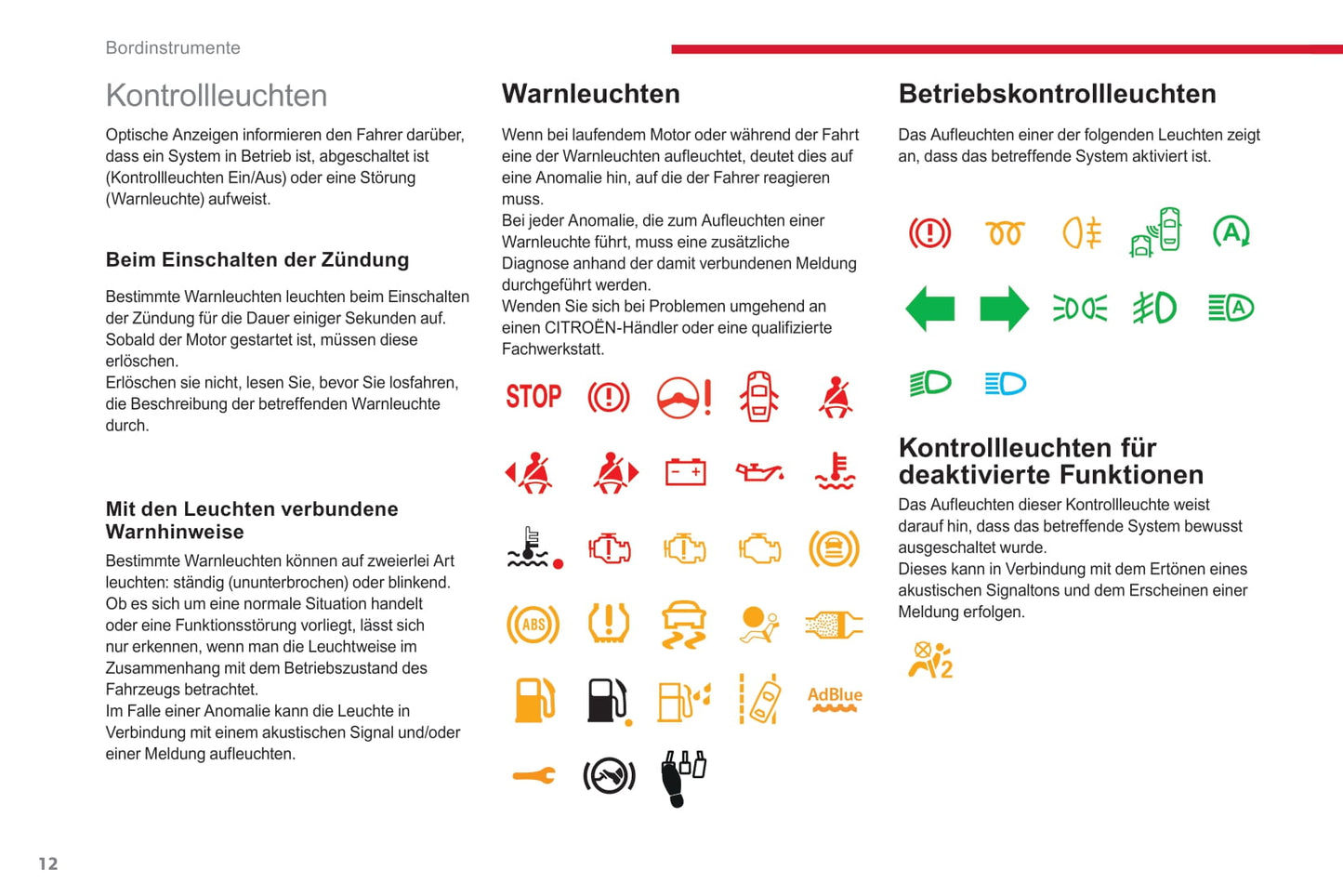 2017-2019 Citroën C3 Bedienungsanleitung | Deutsch
