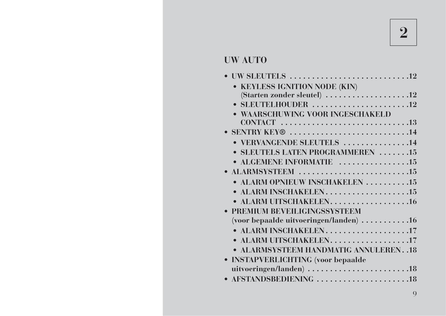 2011-2014 Lancia Thema Bedienungsanleitung | Niederländisch