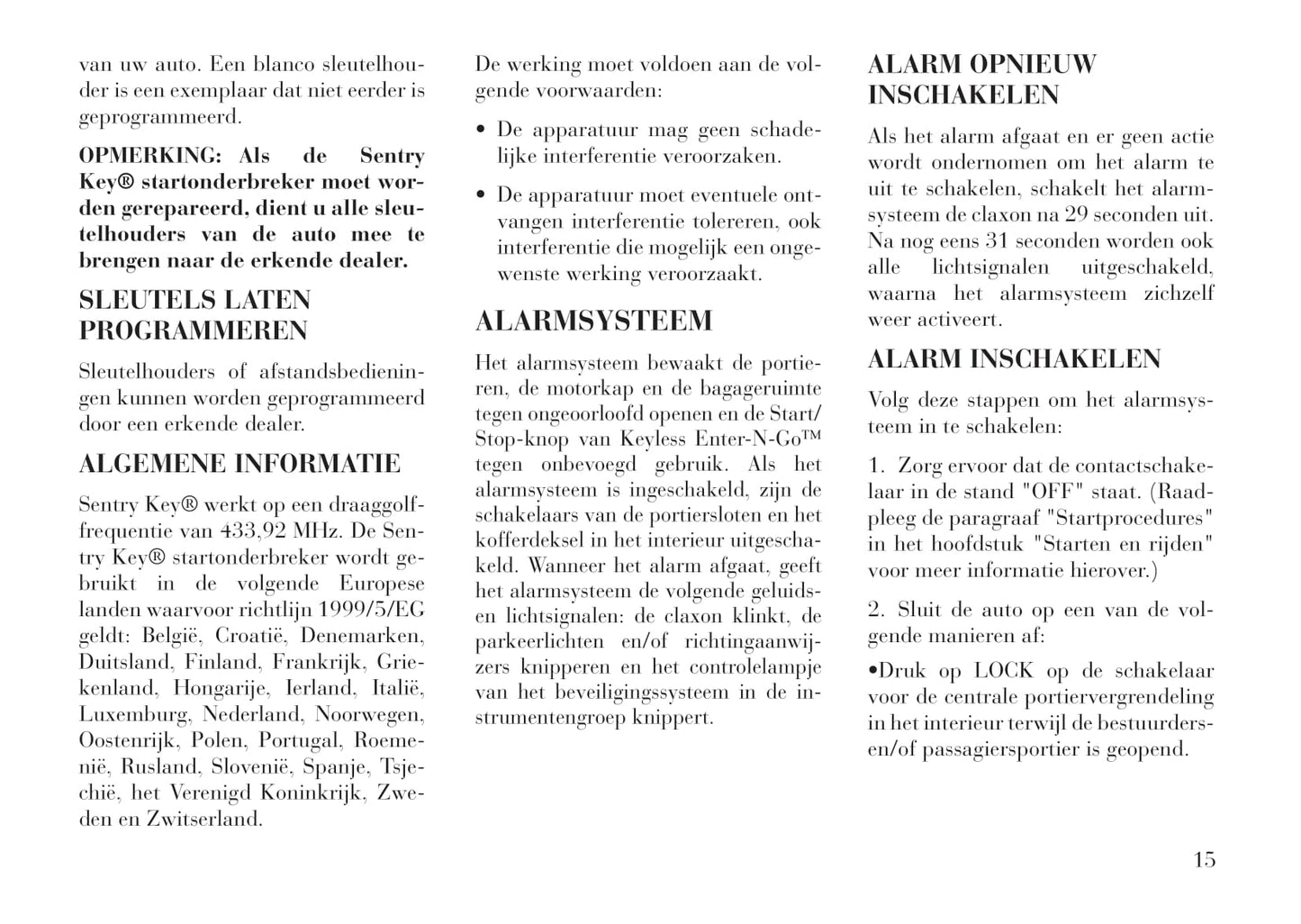 2011-2014 Lancia Thema Bedienungsanleitung | Niederländisch