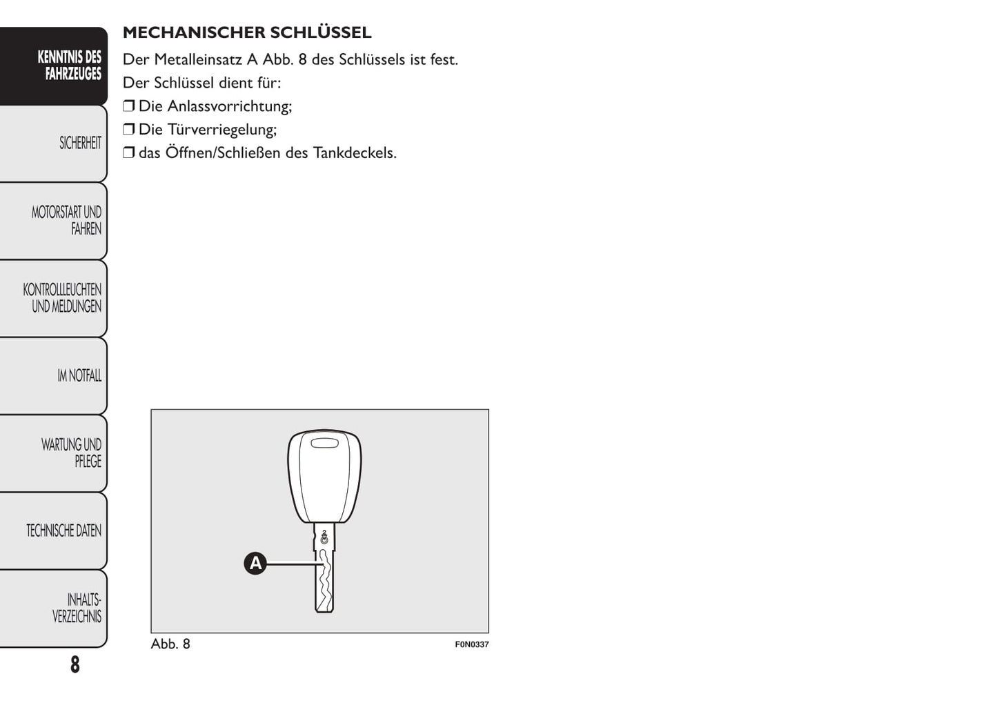 2013-2014 Fiat Ducato/Ductato Euro 5 Owner's Manual | German