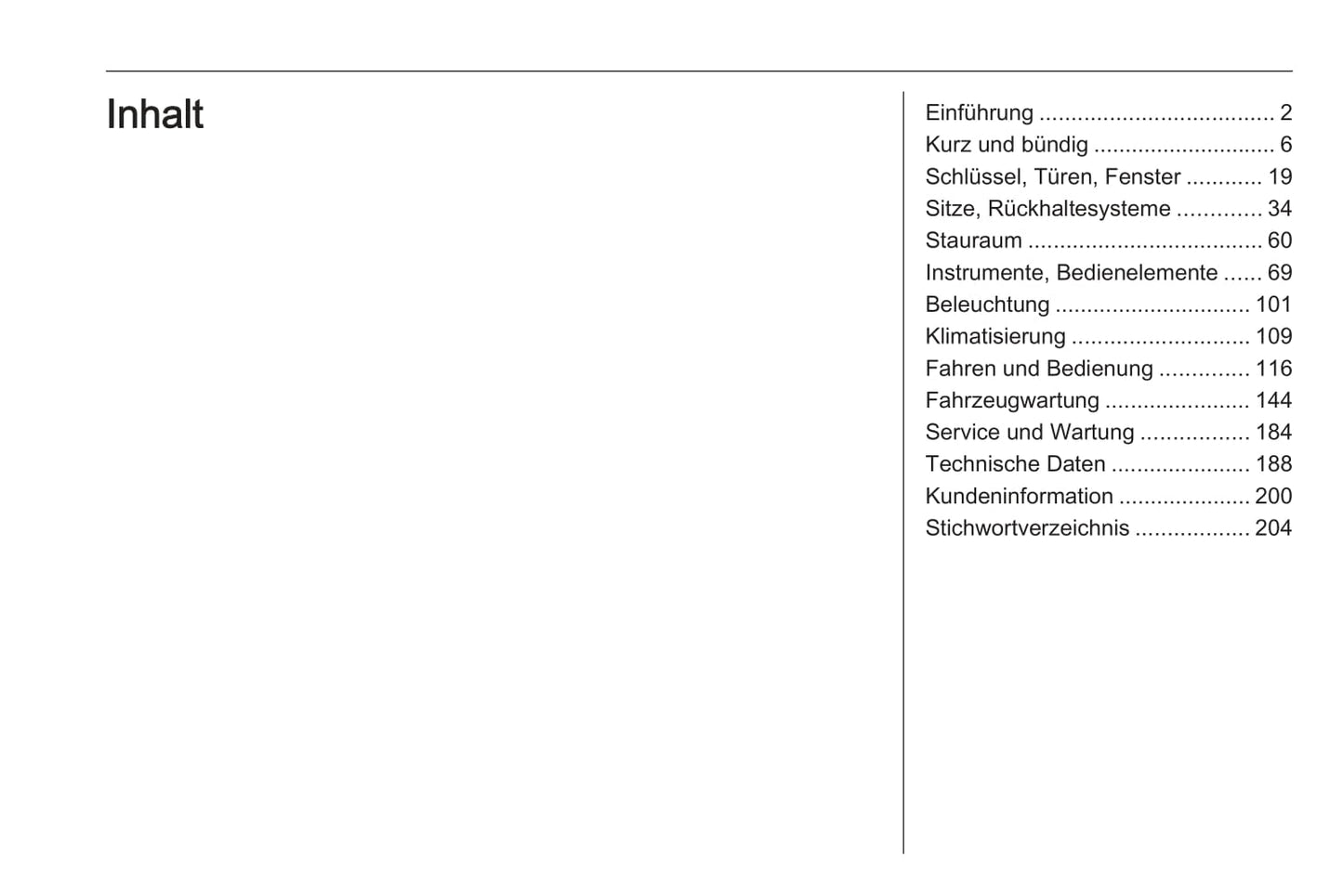 2017-2018 Opel Combo Owner's Manual | German