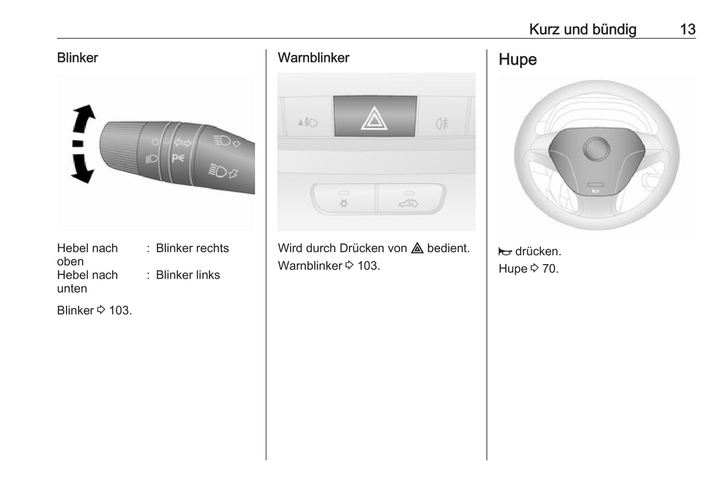2017-2018 Opel Combo Owner's Manual | German
