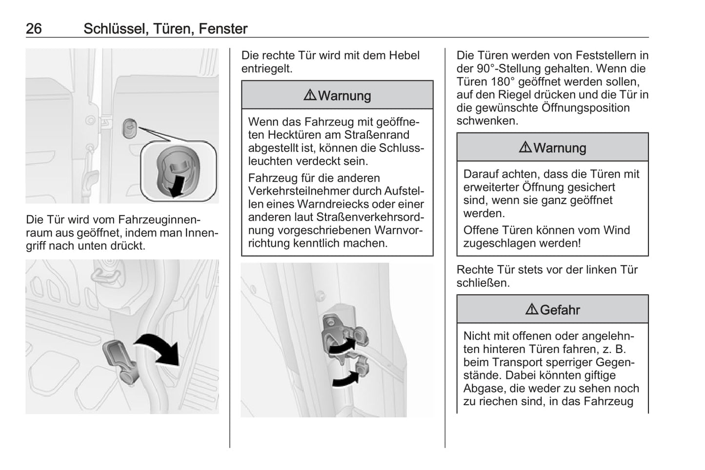2017-2018 Opel Combo Owner's Manual | German