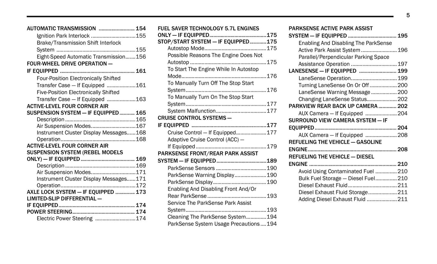 2021 Ram 1500 Owner's Manual | English