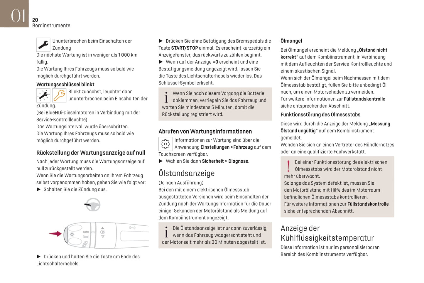 2021-2022 DS Automobiles DS 4 Owner's Manual | German
