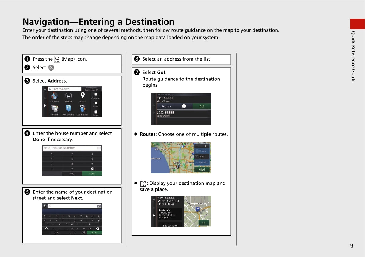 Honda CR-V Navigation Bedienungsanleitung 2017