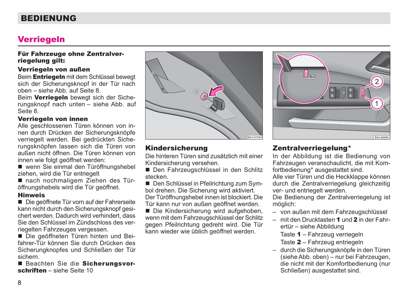 2004-2008 Skoda Octavia Bedienungsanleitung | Deutsch