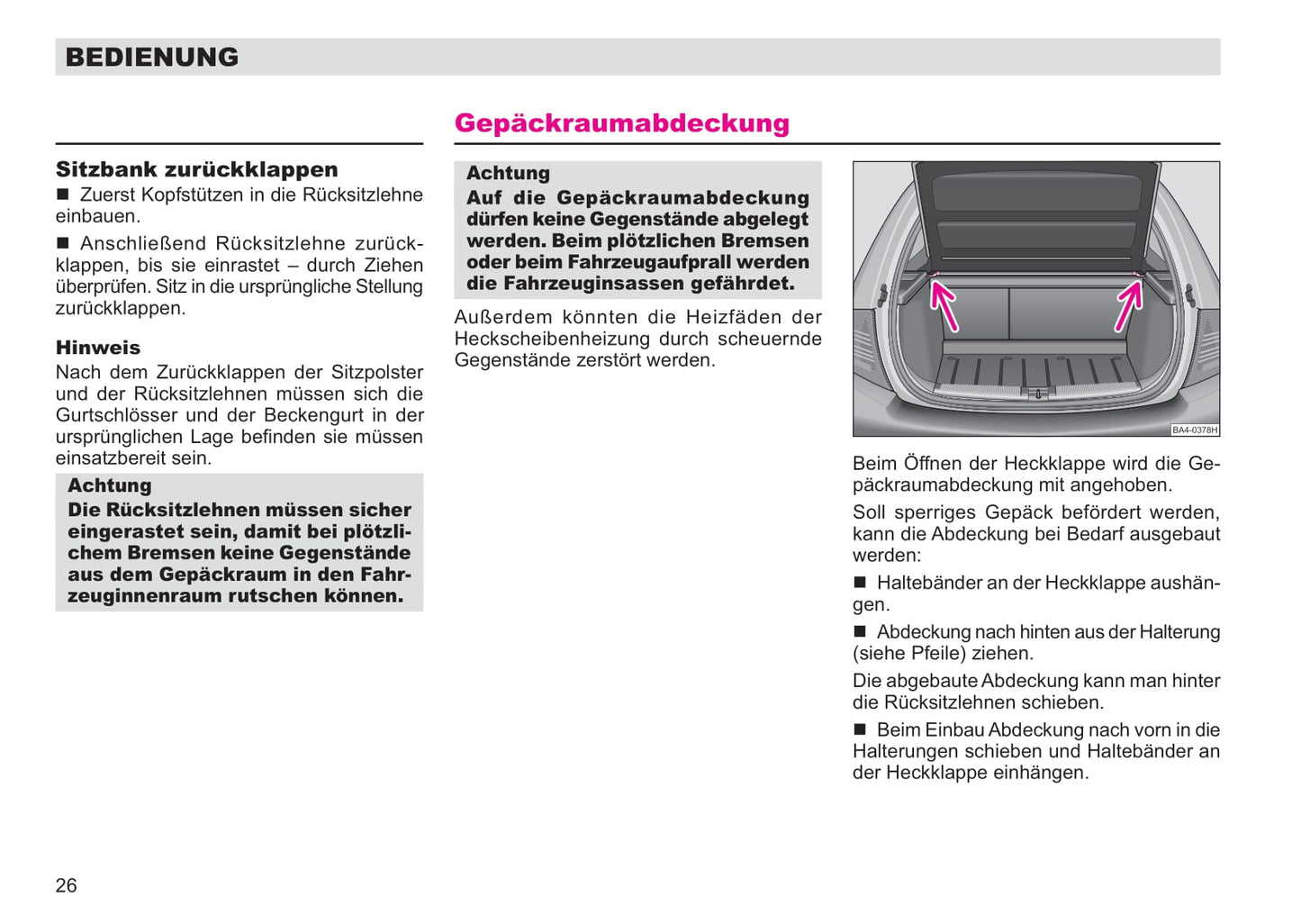 2004-2008 Skoda Octavia Bedienungsanleitung | Deutsch