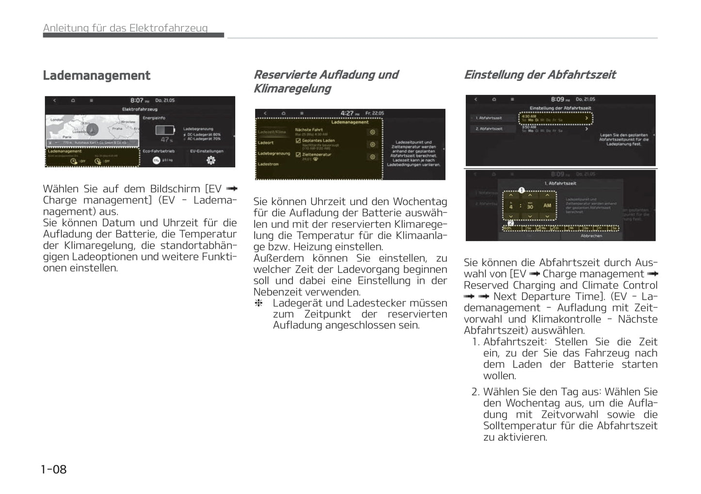 2021-2022 Kia e-Niro Bedienungsanleitung | Deutsch