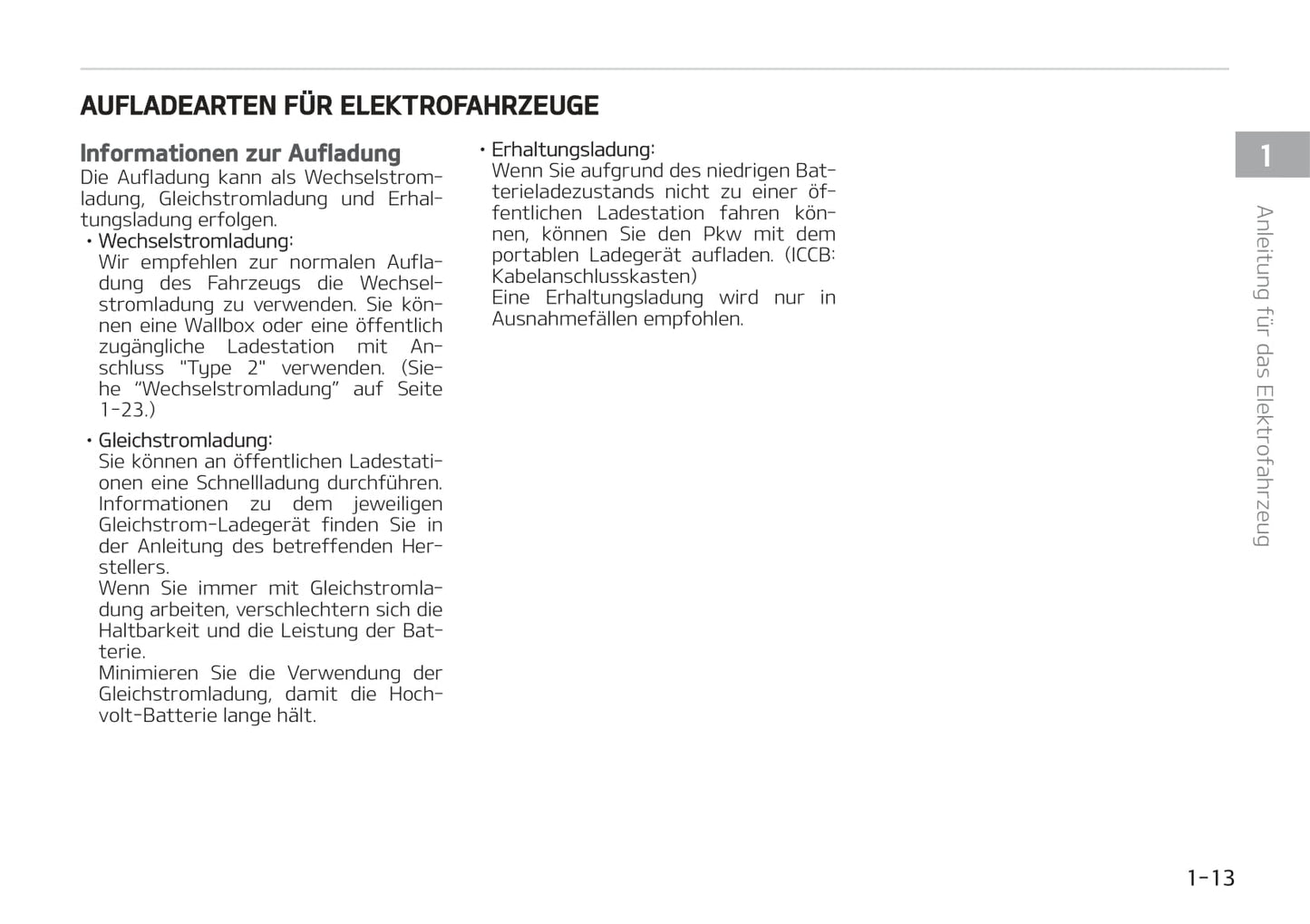 2021-2022 Kia e-Niro Bedienungsanleitung | Deutsch