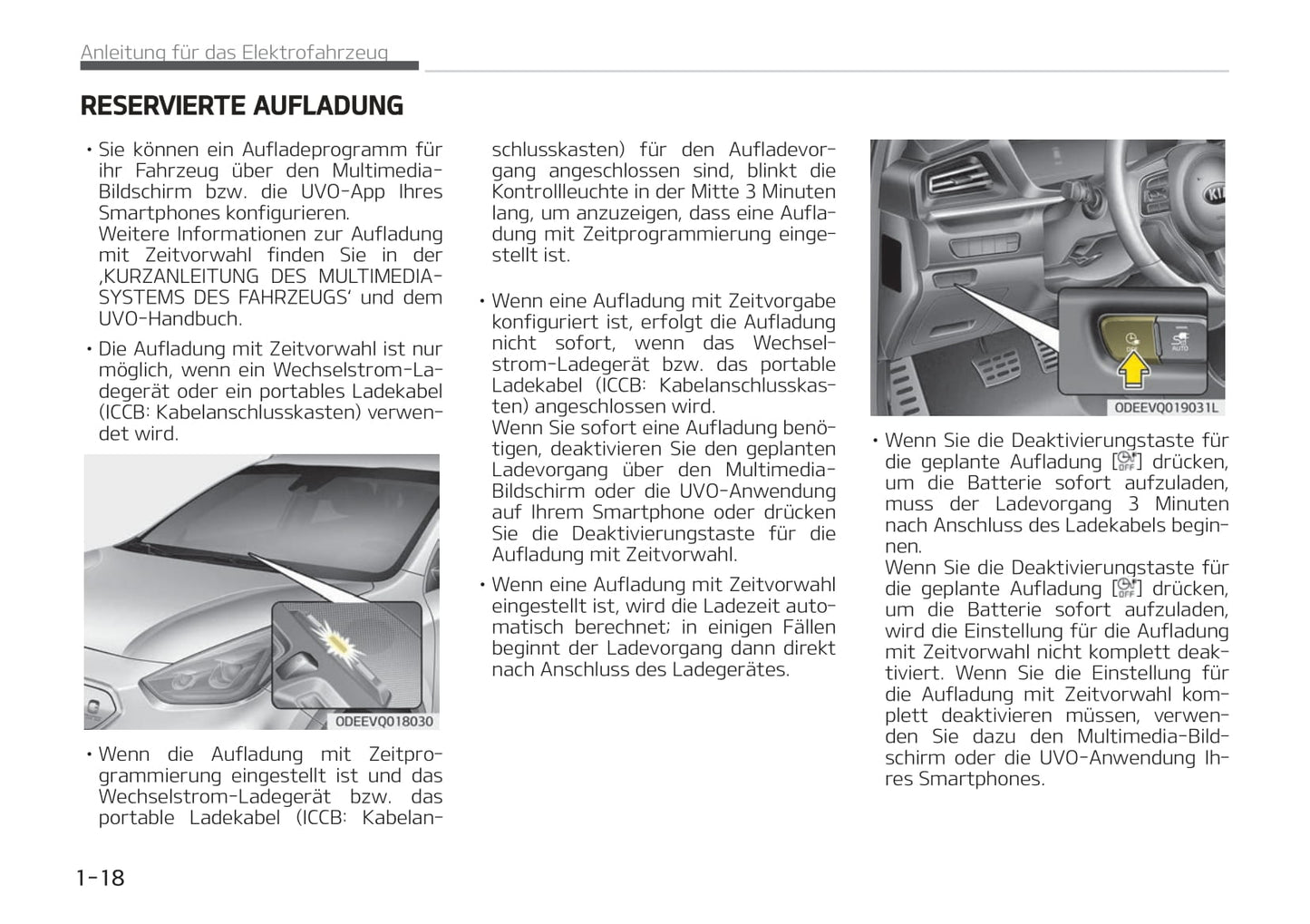 2021-2022 Kia e-Niro Bedienungsanleitung | Deutsch