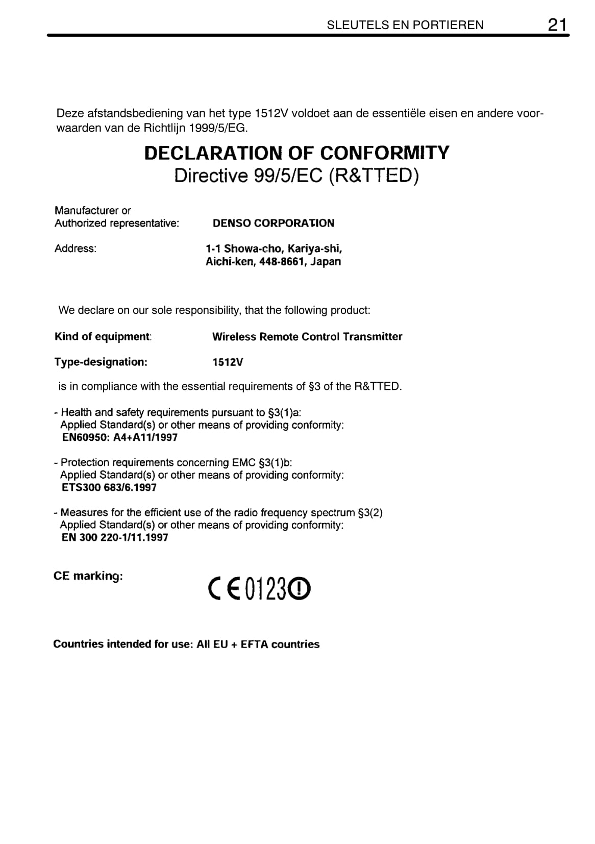 2003-2006 Toyota Avensis Verso Bedienungsanleitung | Niederländisch