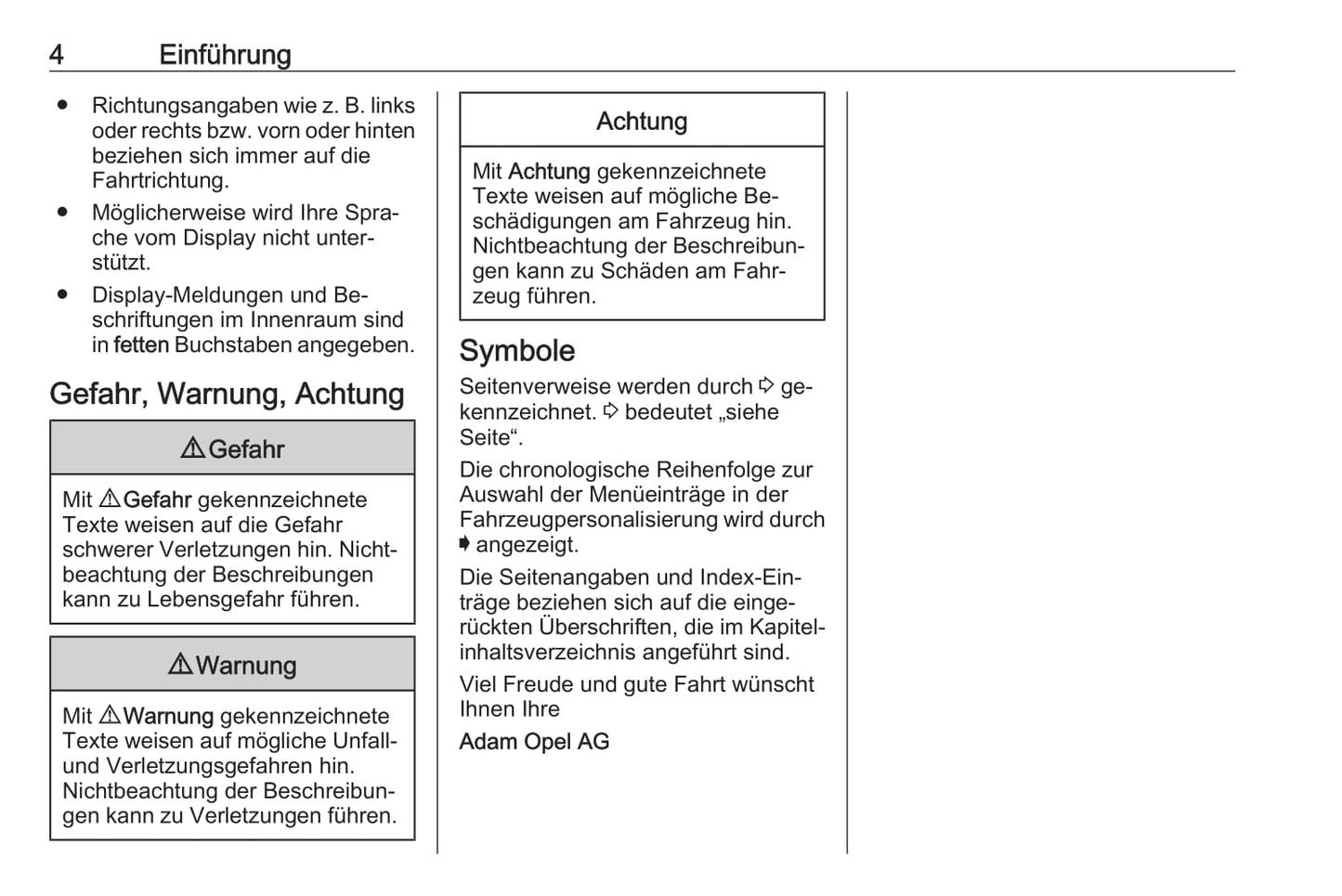2016 Opel Insignia/Insignia Sports Tourer Owner's Manual | German