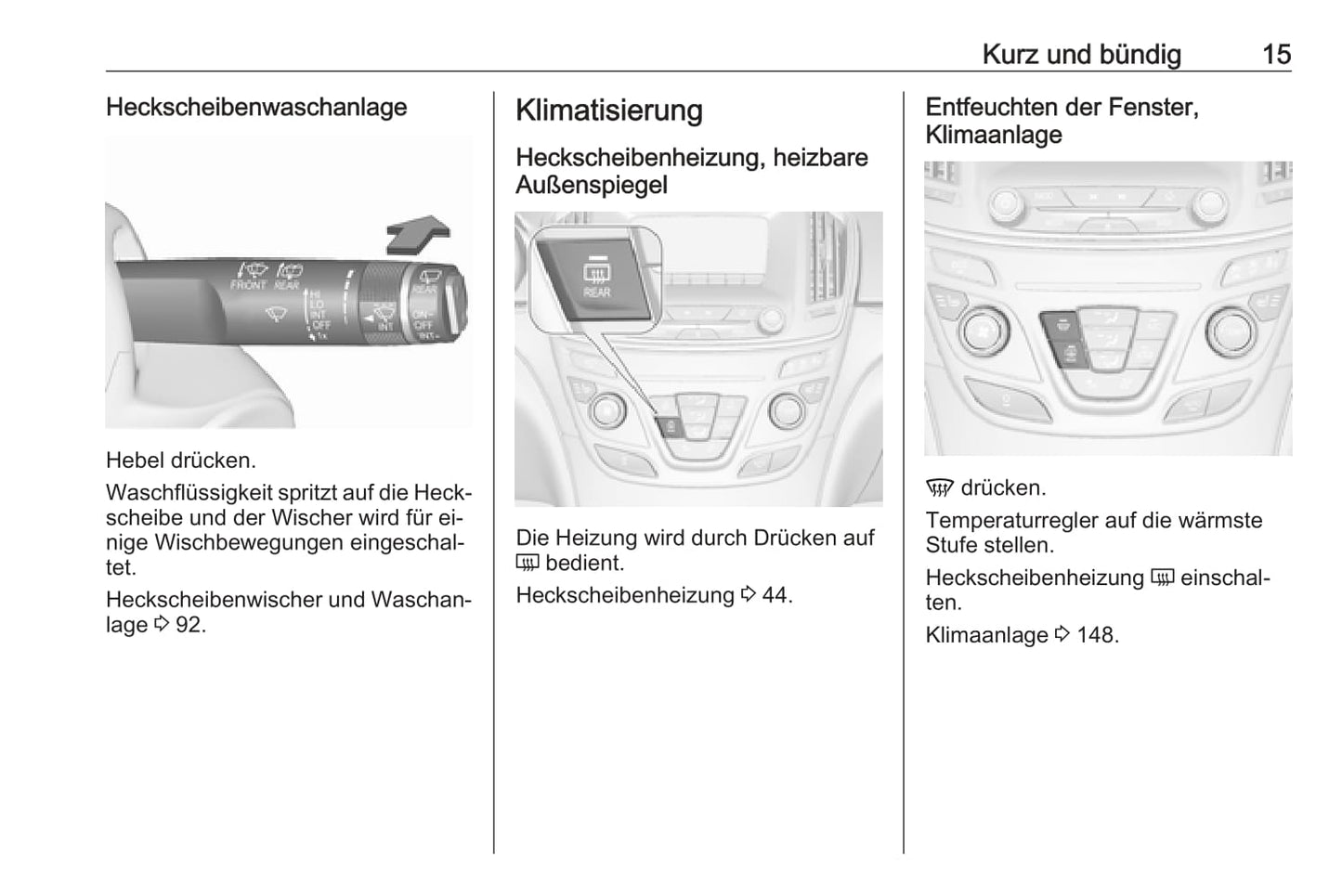 2016 Opel Insignia/Insignia Sports Tourer Owner's Manual | German