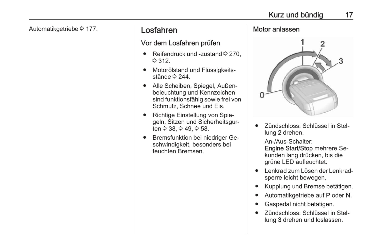 2016 Opel Insignia/Insignia Sports Tourer Owner's Manual | German