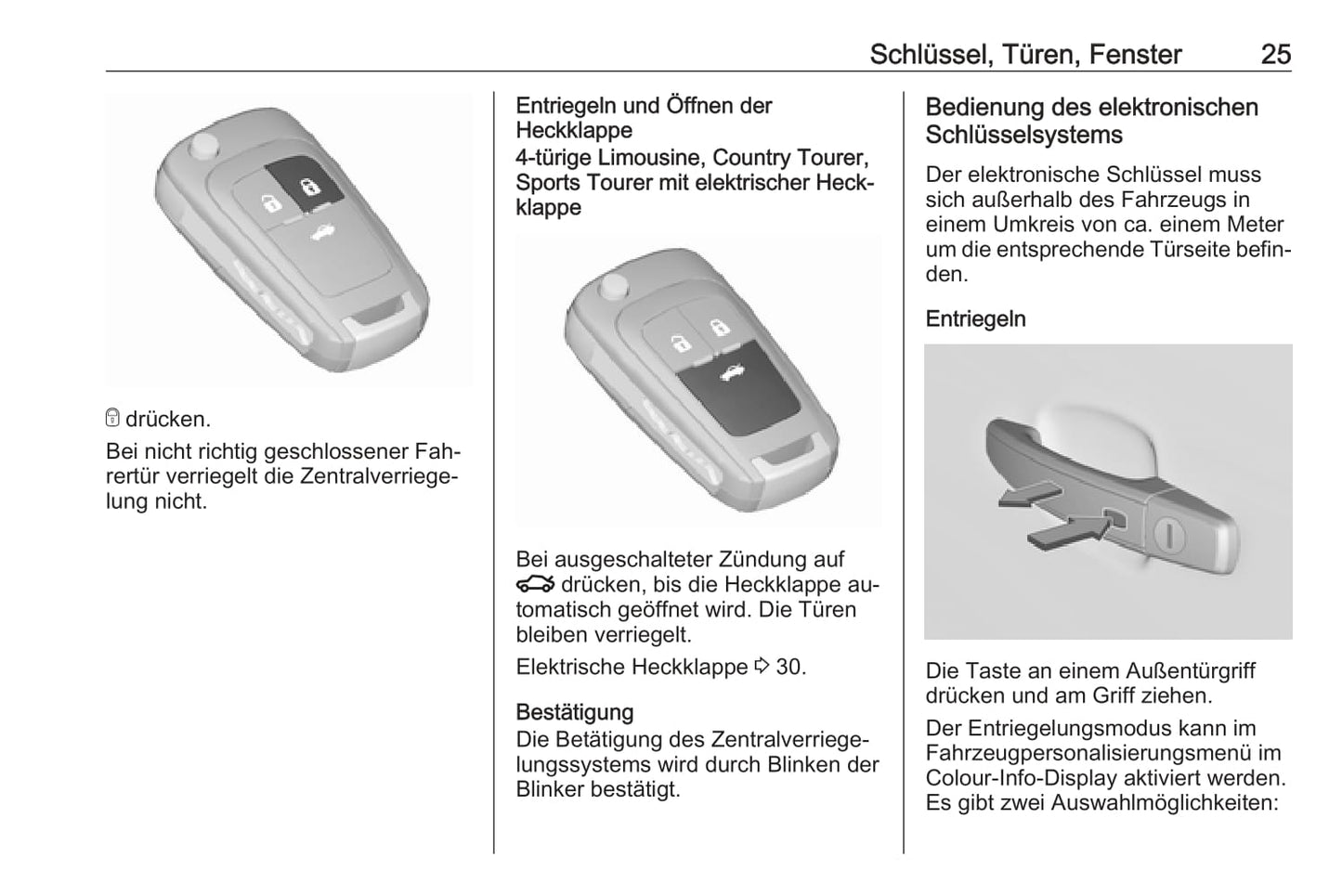 2016 Opel Insignia/Insignia Sports Tourer Owner's Manual | German