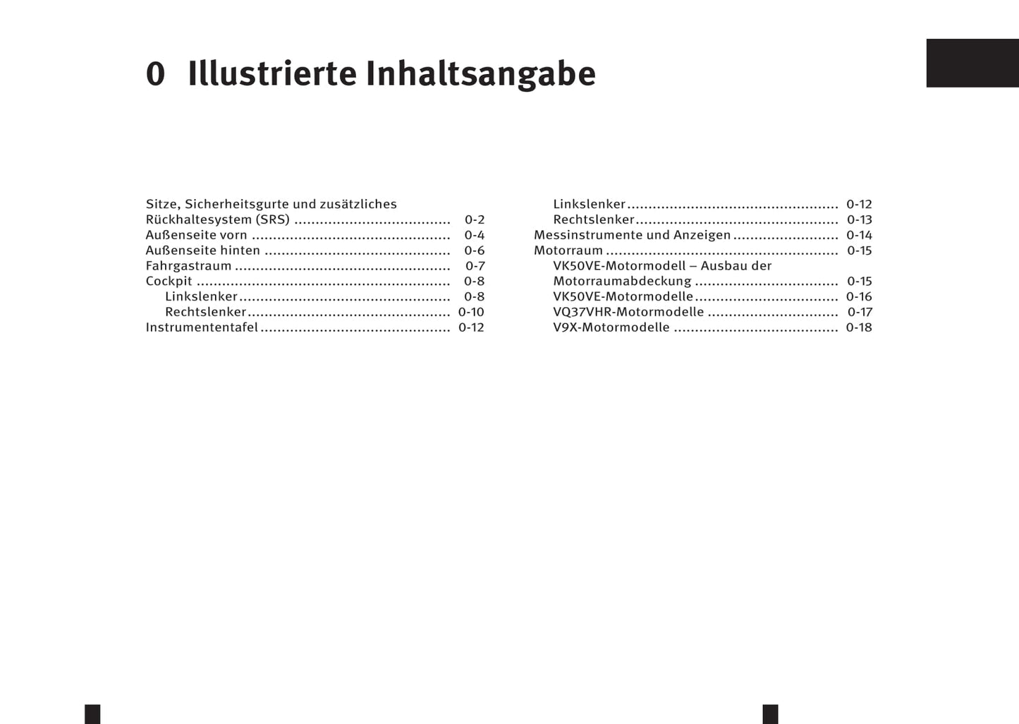 2016-2017 Infiniti QX70 Owner's Manual | German
