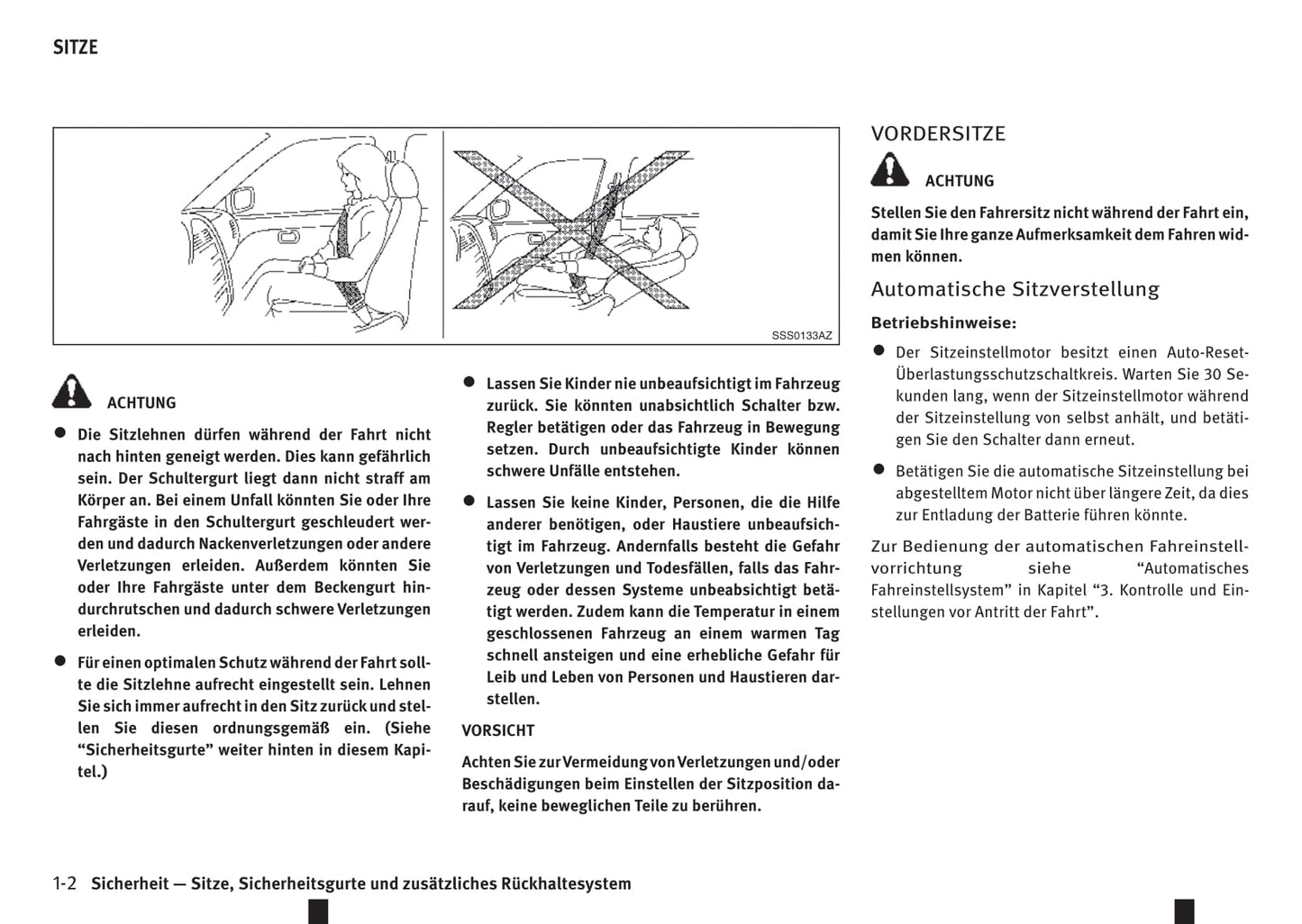 2016-2017 Infiniti QX70 Owner's Manual | German