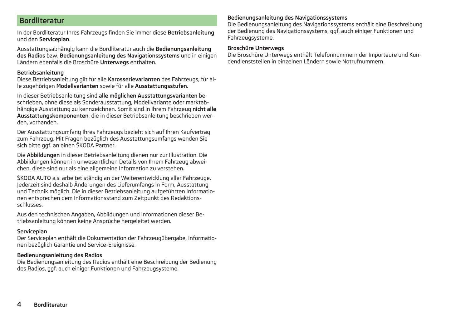 2010-2015 Skoda Roomster Bedienungsanleitung | Deutsch