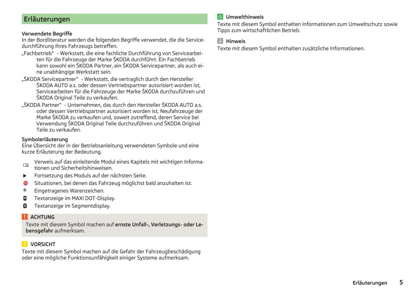 2010-2015 Skoda Roomster Bedienungsanleitung | Deutsch