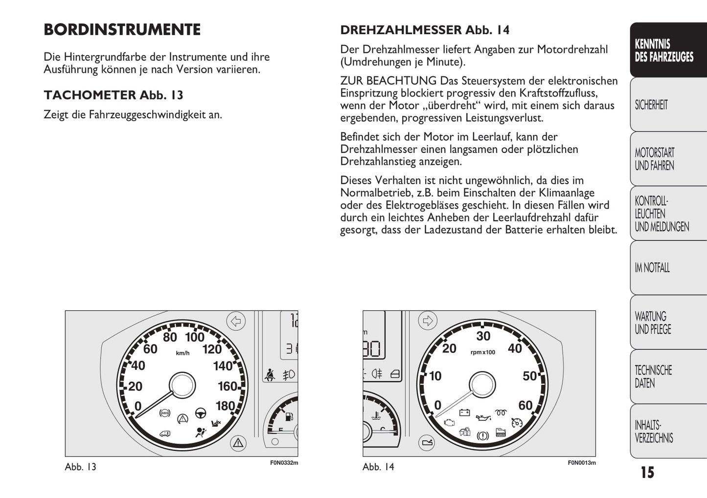 2013-2014 Fiat Ducato Euro 4 Bedienungsanleitung | Deutsch