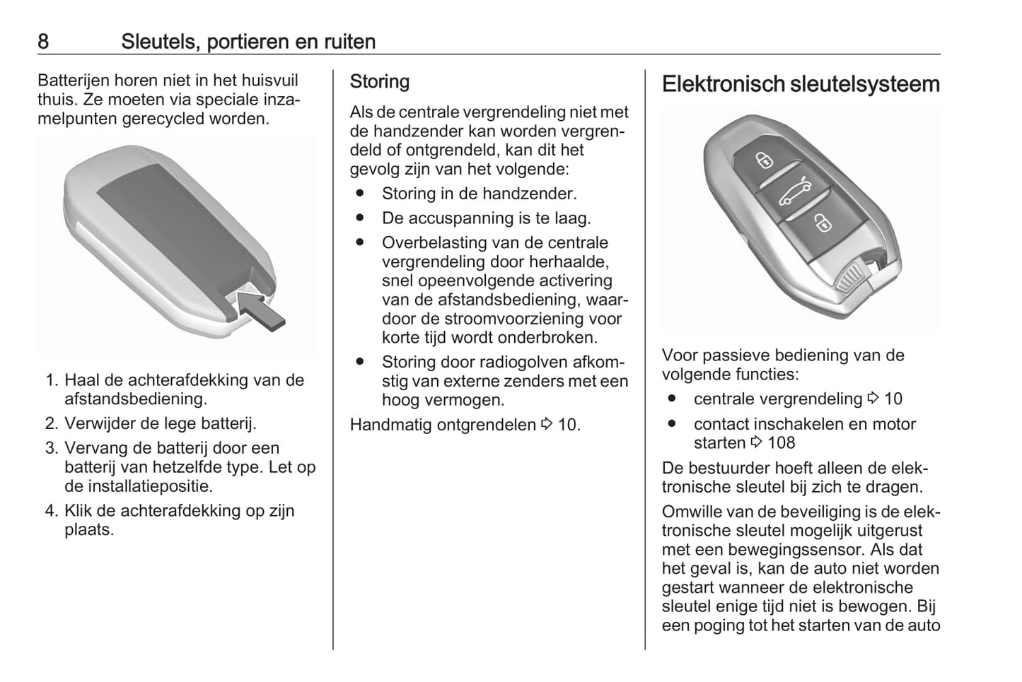 2021-2022 Opel Mokka/Mokka-e Owner's Manual | Dutch