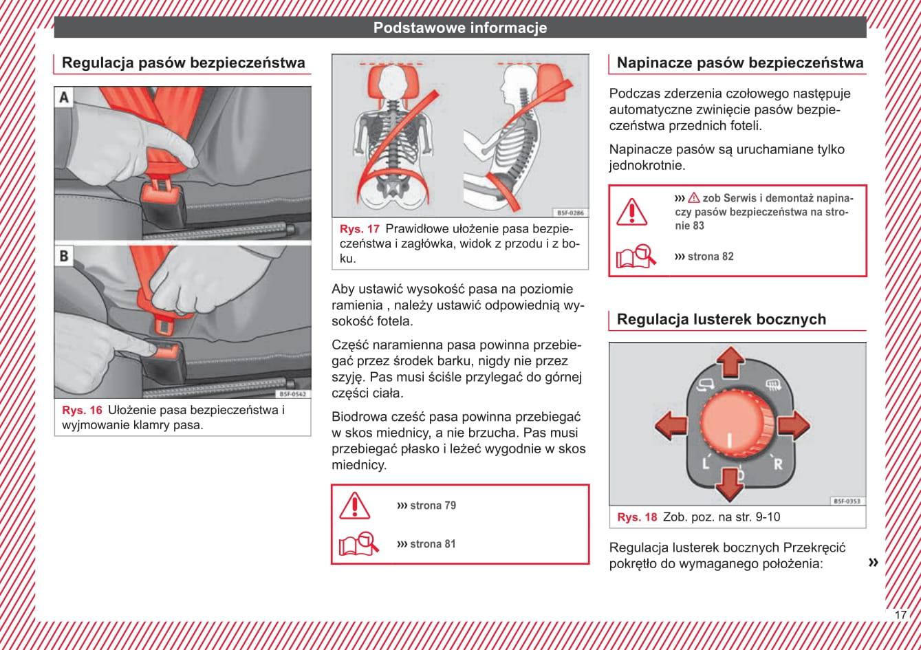 2013-2017 Seat Leon Bedienungsanleitung | Polnisch