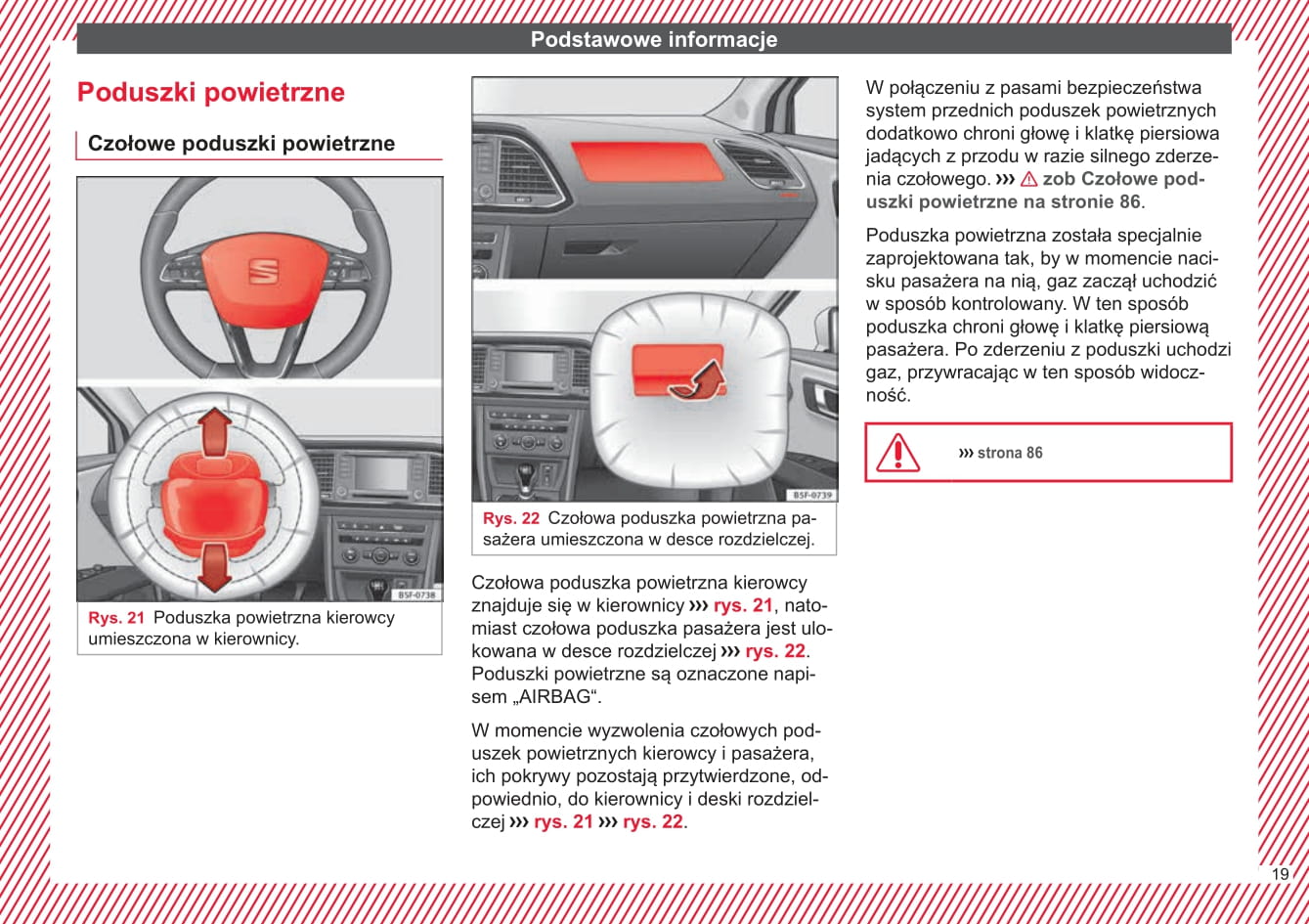 2013-2017 Seat Leon Bedienungsanleitung | Polnisch