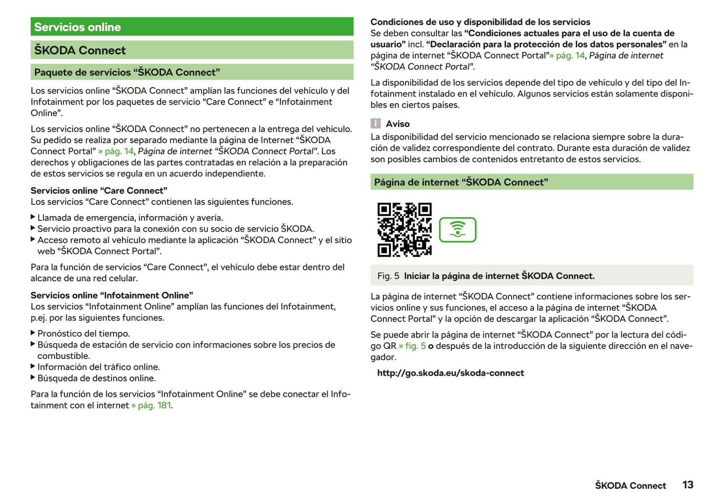 2017-2021 Skoda Kodiaq Bedienungsanleitung | Spanisch