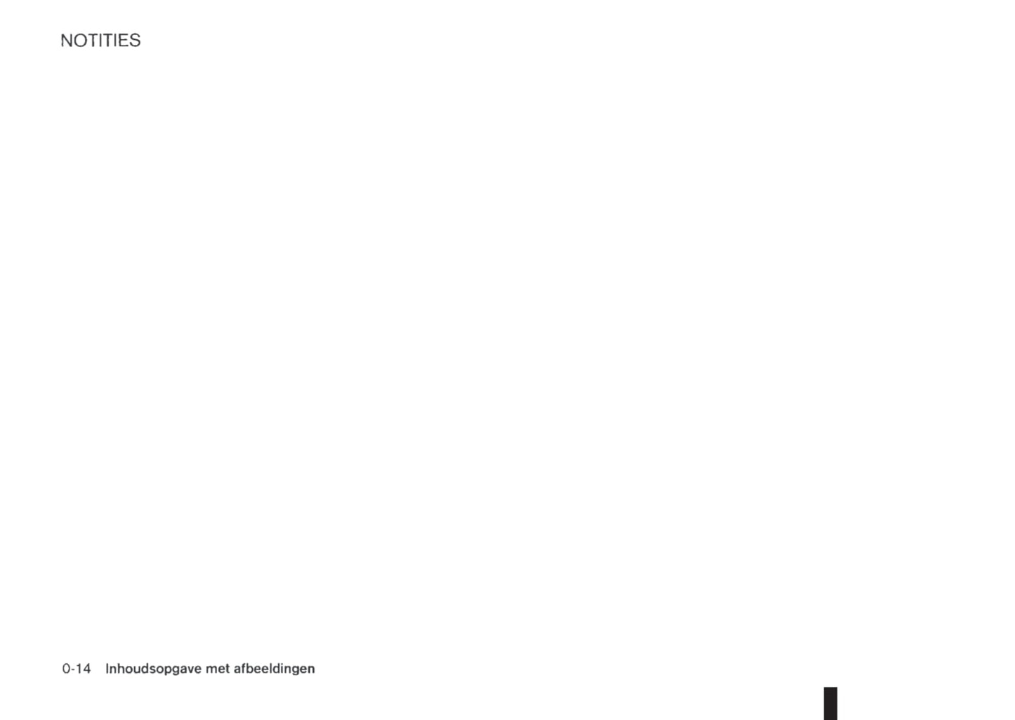 2009-2020 Nissan NV200/NV200 Evalia Bedienungsanleitung | Niederländisch